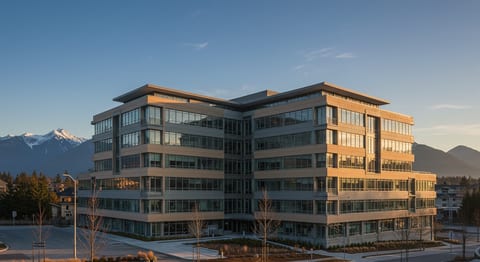 Renovated existing building with improved energy efficiency