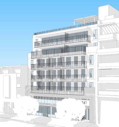 Kingsway mixed-use frontage